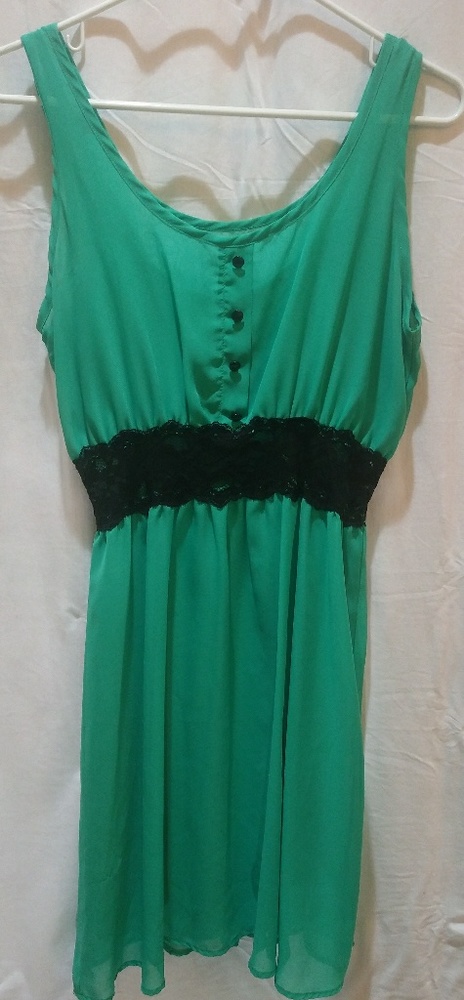 Ms.Bella D Green Half Dress
